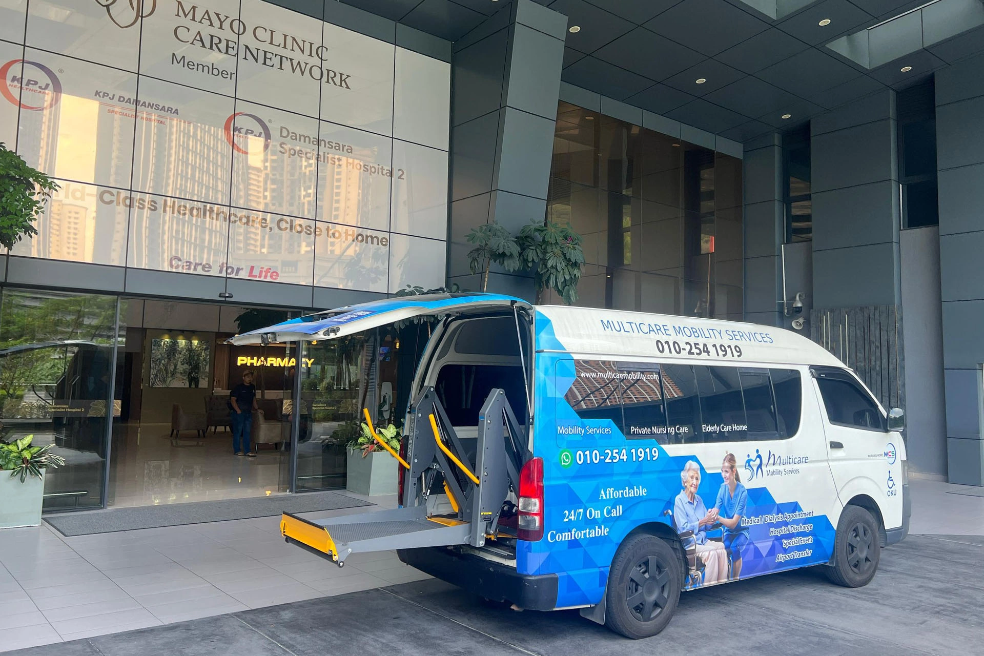 Real Multicare wheelchair accessible transport and travel support